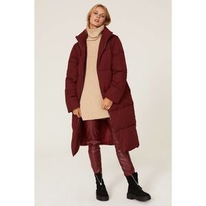 Sweet Baby Jamie Ruby Coat Puffer  Burgundy S